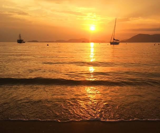 Pôr do sol na Praia do Sol